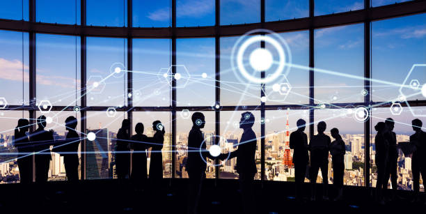 business network concept. group of businessperson. teamwork. human resources.